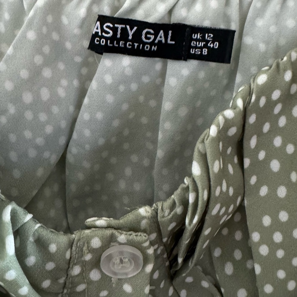 Nasty Gal misty green top - Picture 2 of 5